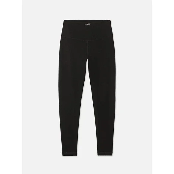 Mate the Label Women Organic Sports Racerback Bra Leggings 2 Pc Set BLACK - Picture 13 of 13